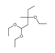 1,1,3-triethoxy-3-methylpentane结构式