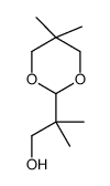 2-(5,5-二甲基-1,3-二氧杂环己烷-2-基)-2-甲基丙-1-醇结构式