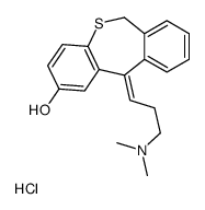 [(3E)-3-(2-hydroxy-6H-benzo[c][1]benzothiepin-11-ylidene)propyl]-dimethylazanium,chloride Structure