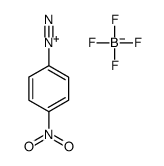 4-nitrobenzene diazonium tetrafluoroborate结构式