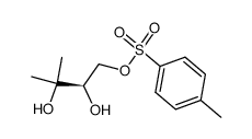 (2R)-2,3-dihydroxy-3-methylbutan-1-yl p-toluenesulfonate结构式