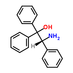 R-2-氨基-1,1,2-三苯基乙醇结构式