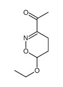 Ethanone, 1-(6-ethoxy-5,6-dihydro-4H-1,2-oxazin-3-yl)- (9CI) Structure