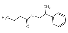 2-PHENYLPROPYL BUTYRATE Structure