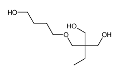 2-ethyl-2-[(4-hydroxybutoxy)methyl]propane-1,3-diol结构式