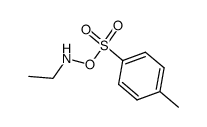 O-(p-toluenesulfonyl)-N-ethylhydroxylamine Structure