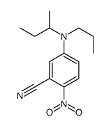 5-(仲丁基(丙基)氨基)-2-硝基苯甲腈结构式