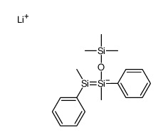 lithium,methyl-(methyl-phenyl-trimethylsilyloxysilyl)-phenylsilanide Structure
