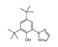 2,4-ditert-butyl-6-(triazol-2-yl)phenol结构式