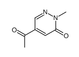 5-acetyl-2-methylpyridazin-3-one Structure