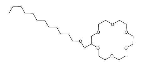 2-(dodecoxymethyl)-1,4,7,10,13,16-hexaoxacyclooctadecane Structure