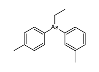 ethyl-(3-methylphenyl)-(4-methylphenyl)arsane Structure