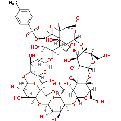 mono-2-o-(p-toluenesulfonyl)-beta-cyclodextrin Structure