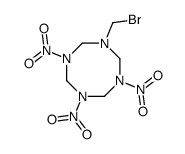 1-(Bromomethyl)-3,5,7-trinitro-1,3,5,7-tetrazacyclooctane结构式