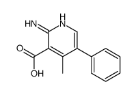 2-amino-4-methyl-5-phenylpyridine-3-carboxylic acid Structure