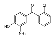 (3-amino-4-hydroxyphenyl)(2-chlorophenyl)methanone Structure
