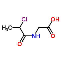 2-氯丙酰甘氨酸结构式