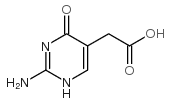 (2-氨基-6-氧代-1,6-二氢-嘧啶-5-基)-乙酸结构式