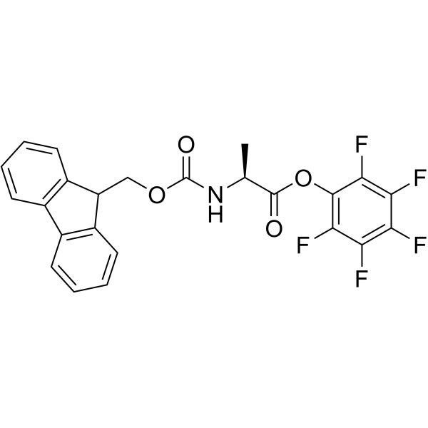 Fmoc-L-丙氨酸五氟苯酯结构式