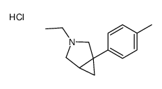 3-ethyl-1-(4-methylphenyl)-3-azabicyclo[3.1.0]hexane,hydrochloride结构式