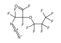 3-azido-2,3,3-trifluoro-2-(1,1,2,2,3,3,3-heptafluoropropoxy)propanoyl fluoride结构式