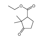 2,2-二甲基-3-氧代环戊烷-1-羧酸乙酯结构式