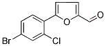 5-(4-溴-2-氯-苯基)糠醛结构式