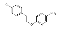 6-[2-(4-chlorophenyl)ethoxy]pyridin-3-amine Structure