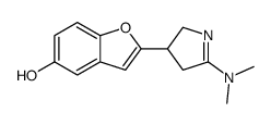 2-[5-(dimethylamino)-3,4-dihydro-2H-pyrrol-3-yl]-1-benzofuran-5-ol Structure