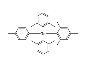 (4-methylphenyl)-tris(2,4,6-trimethylphenyl)germane Structure