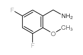 3,5-二氟-2-甲氧基苄胺结构式