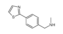N-甲基-4-(1,3-噻唑-2-基)苄胺结构式