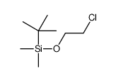 tert-butyl-(2-chloroethoxy)-dimethylsilane结构式