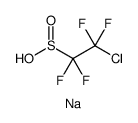 1-CHLORO-TETRAFLUOROETHANESULFINIC ACID, SODIUM SALT结构式