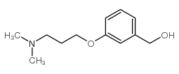 (3-(3-(二甲氨基)丙氧基)苯基)甲醇结构式
