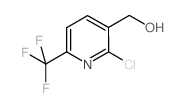 (2-氯-6-(三氟甲基)吡啶-3-基)甲醇结构式