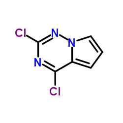 2,4-二氯吡咯并[2,1-f][1,2,4]三嗪结构式