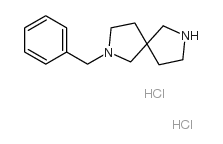 2-Benzyl-2,7-diaza-spiro[4.4]nonane dihydrochloride Structure