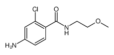 Benzamide, 4-amino-2-chloro-N-(2-methoxyethyl) Structure