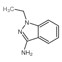 1-乙基-1H-吲唑-3-胺结构式