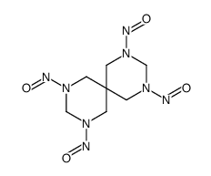 2,4,8,10-tetranitroso-2,4,8,10-tetrazaspiro[5.5]undecane结构式