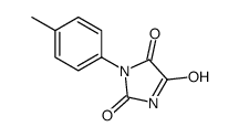 1-(4-甲基苯基)咪唑啉-2,4,5-三酮结构式