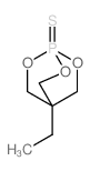 Phosphorothioic acid, cyclic O,O,O-ester with 2-ethyl-2-(hydroxymethyl)-1,3-propanediol Structure