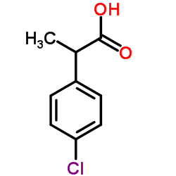 4-Chloro-alpha-methylphenylacetic acid Structure