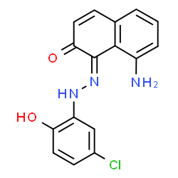 8-amino-1-[(5-chloro-2-hydroxyphenyl)azo]-2-naphthol Structure