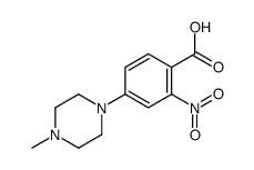 4-(4-甲基哌嗪-1-基)-2-硝基苯甲酸结构式