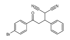 2-[3-(4-bromophenyl)-3-oxo-1-phenylpropyl]propanedinitrile结构式