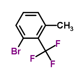 1-溴-3-甲基-2-(三氟甲基)苯结构式