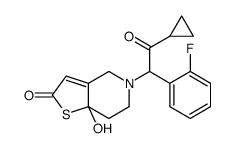 普拉格雷羟基硫内酯结构式