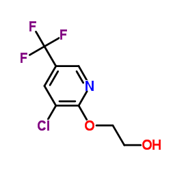 2-((3-氯-5-(三氟甲基)吡啶-2-基)氧代)乙醇结构式